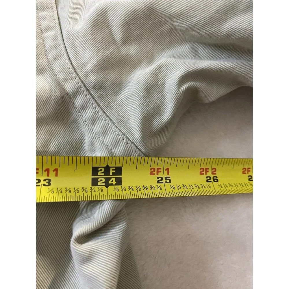 VTG 90s Rainforest Men L Beige Zip Up Jacket Windbreaker Bomber Golf Harrington